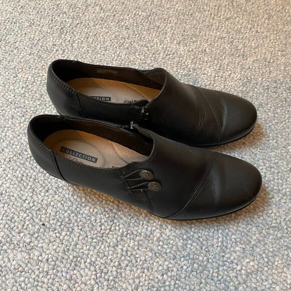 Clarks Heeled Clogs - Picture 3 of 8